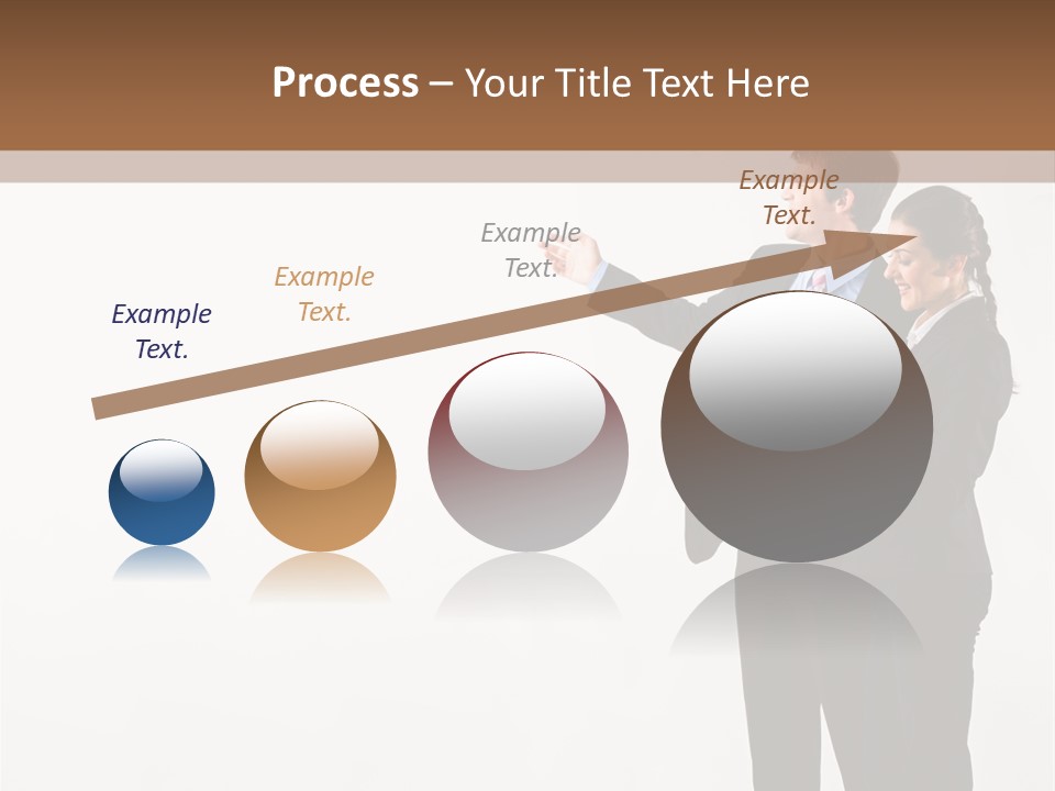 Writing Happy Pointing PowerPoint Template