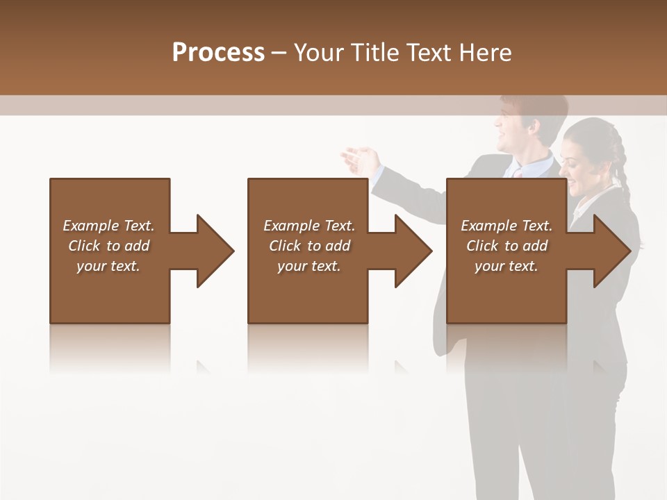 Writing Happy Pointing PowerPoint Template