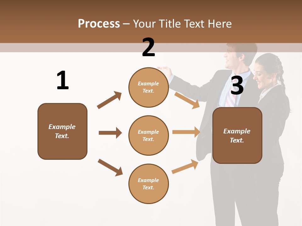 Writing Happy Pointing PowerPoint Template
