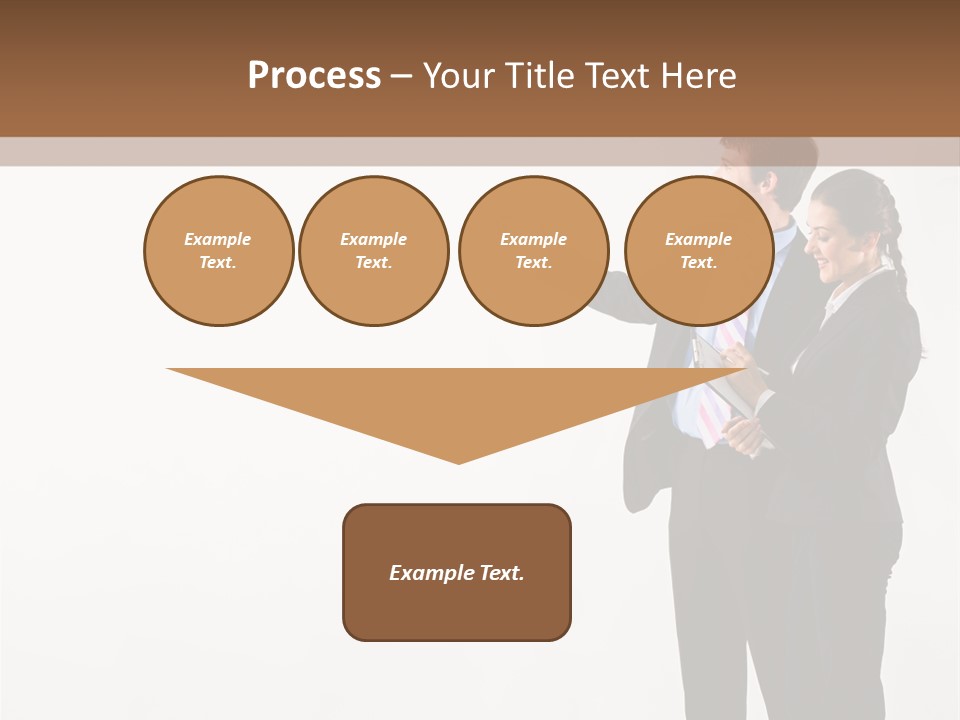 Writing Happy Pointing PowerPoint Template
