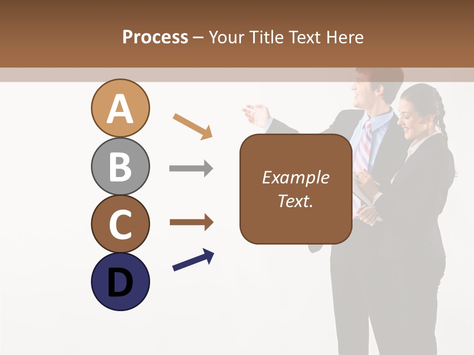Writing Happy Pointing PowerPoint Template