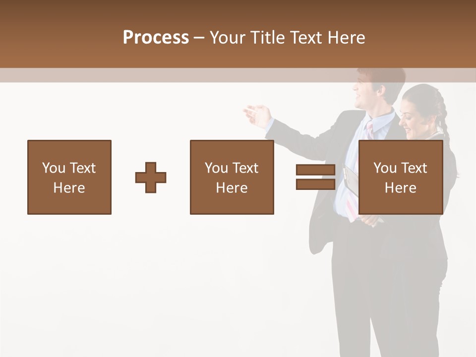 Writing Happy Pointing PowerPoint Template