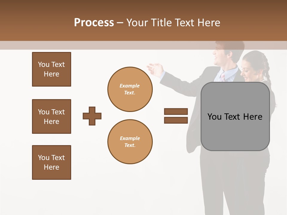 Writing Happy Pointing PowerPoint Template