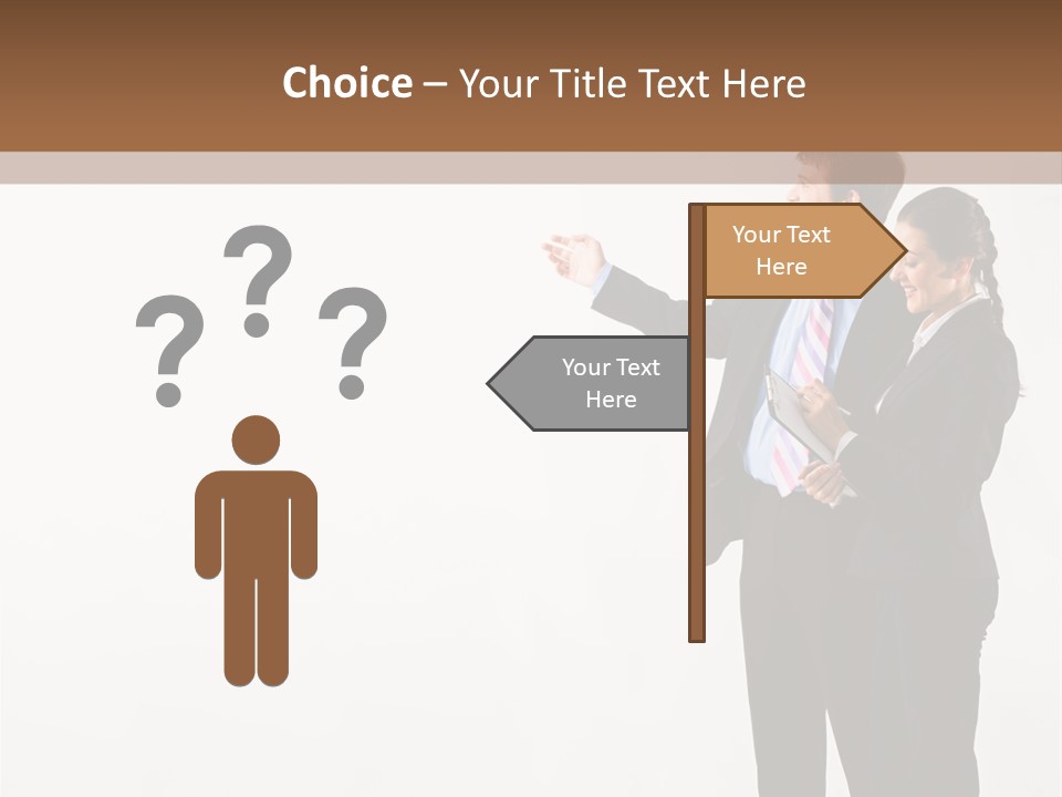 Writing Happy Pointing PowerPoint Template