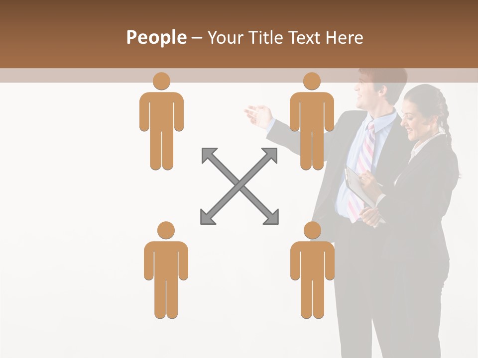Writing Happy Pointing PowerPoint Template