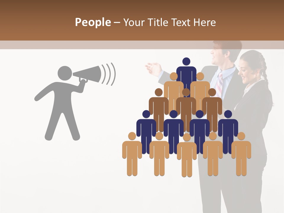 Writing Happy Pointing PowerPoint Template