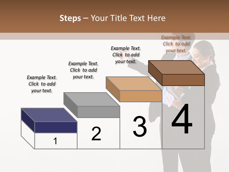 Writing Happy Pointing PowerPoint Template