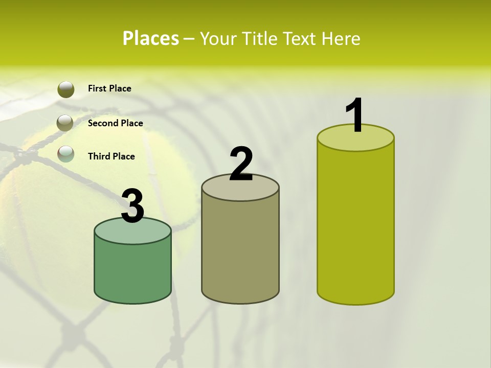 Outdoor Court Isolated PowerPoint Template