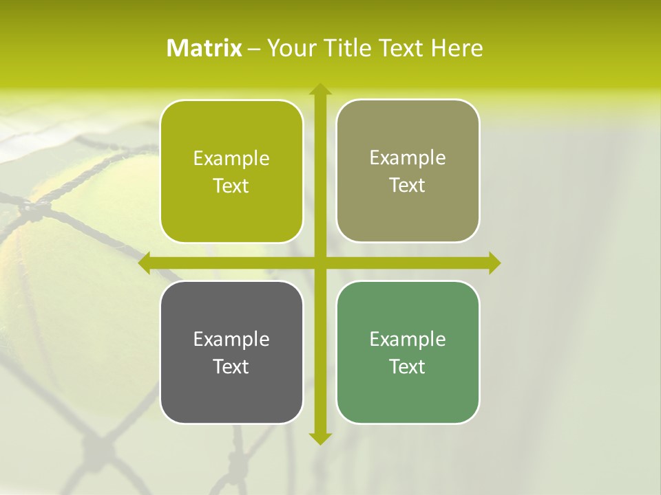 Outdoor Court Isolated PowerPoint Template