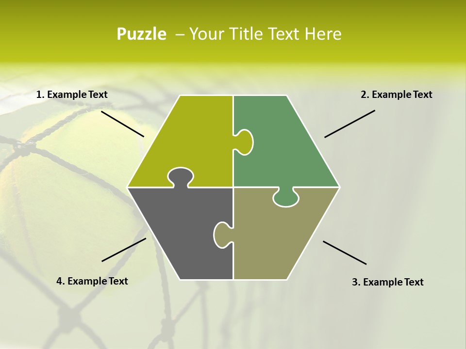 Outdoor Court Isolated PowerPoint Template