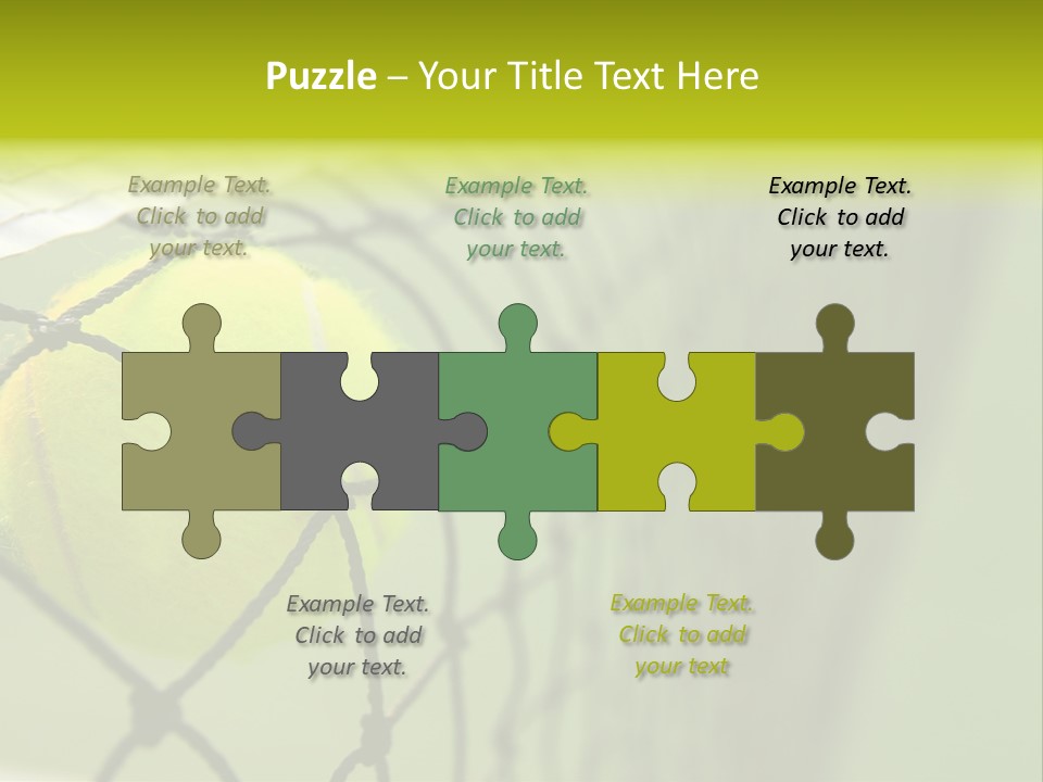 Outdoor Court Isolated PowerPoint Template