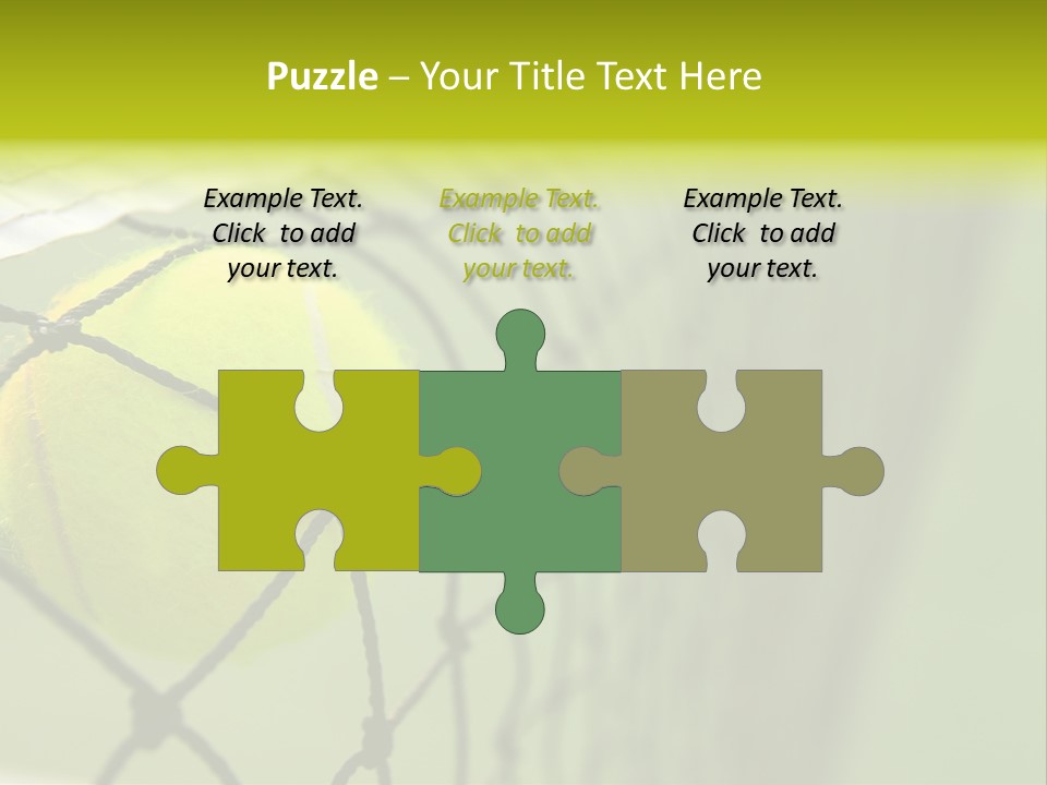 Outdoor Court Isolated PowerPoint Template