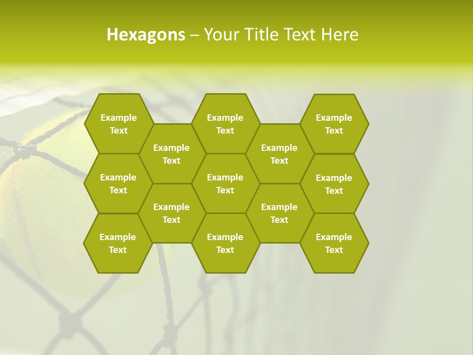 Outdoor Court Isolated PowerPoint Template