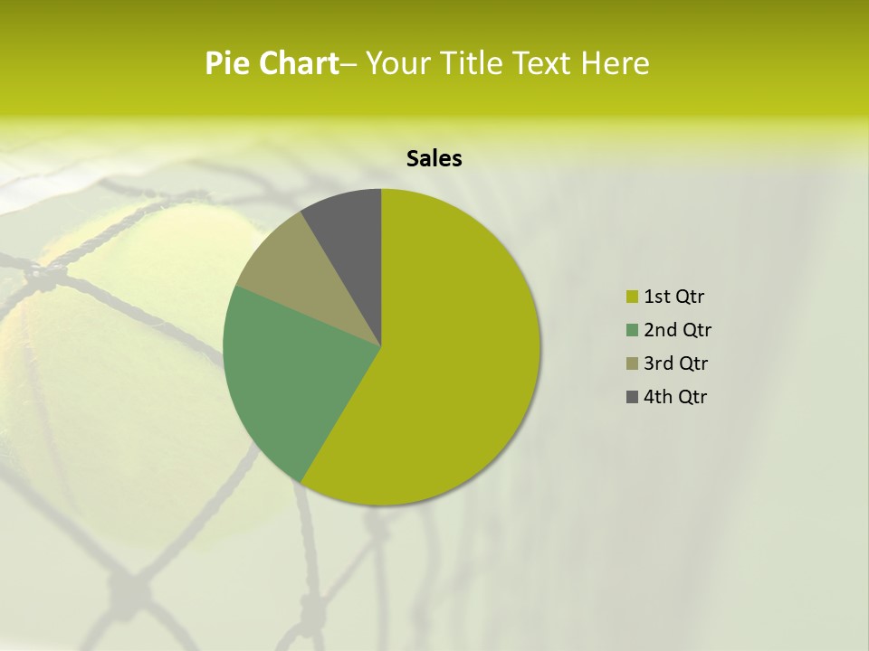 Outdoor Court Isolated PowerPoint Template