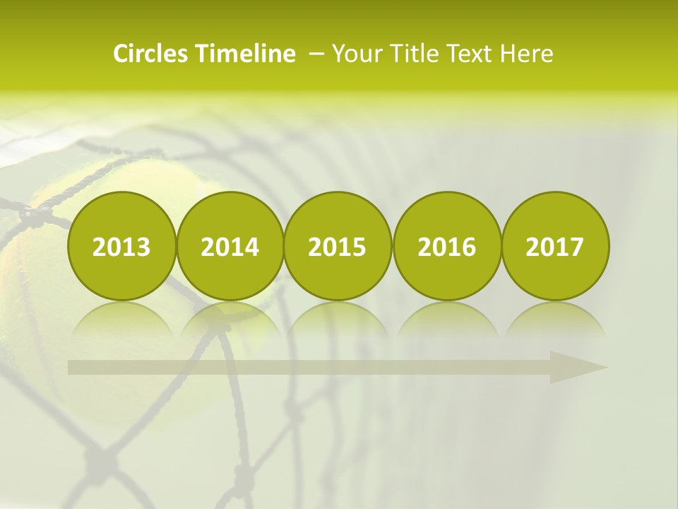 Outdoor Court Isolated PowerPoint Template