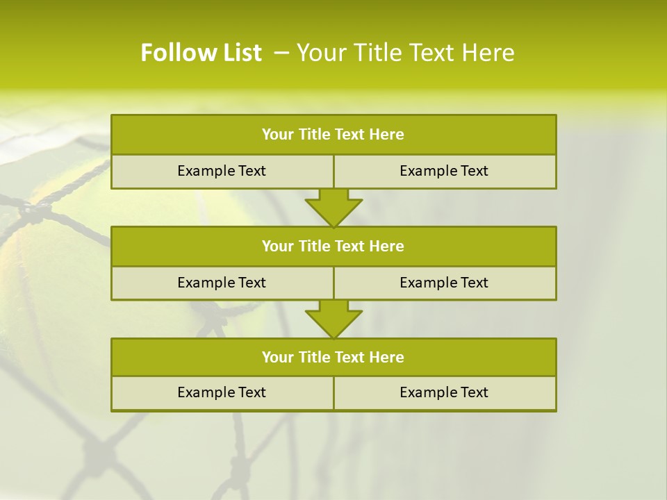 Outdoor Court Isolated PowerPoint Template