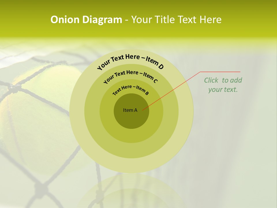 Outdoor Court Isolated PowerPoint Template