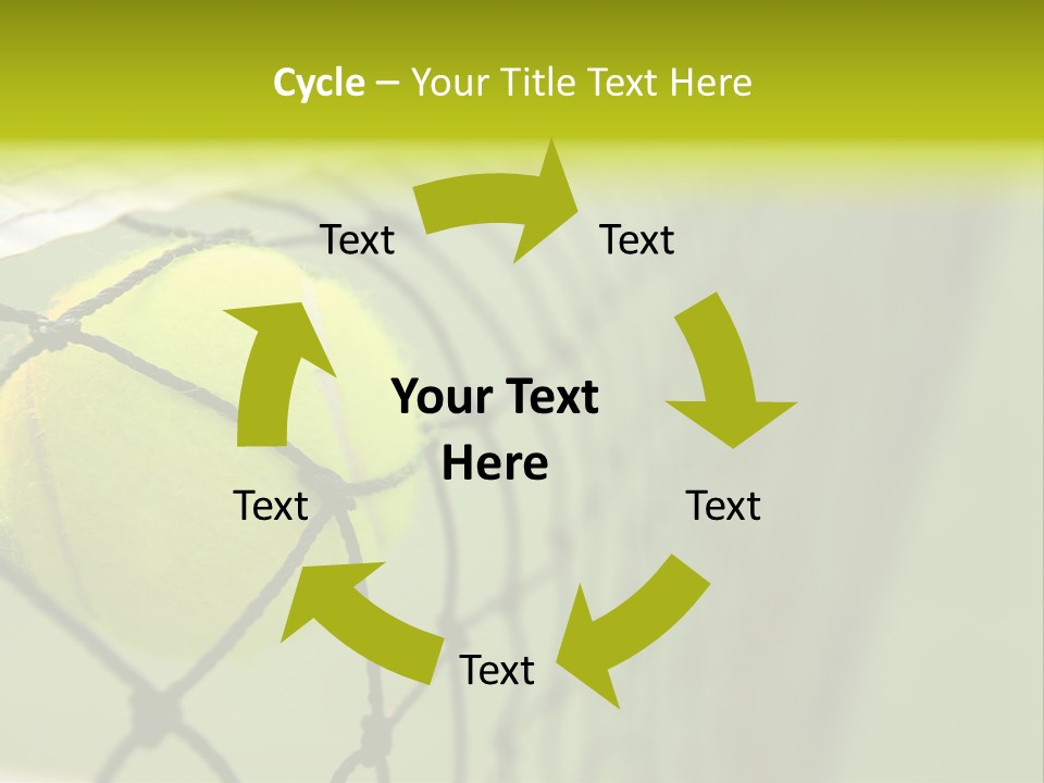 Outdoor Court Isolated PowerPoint Template