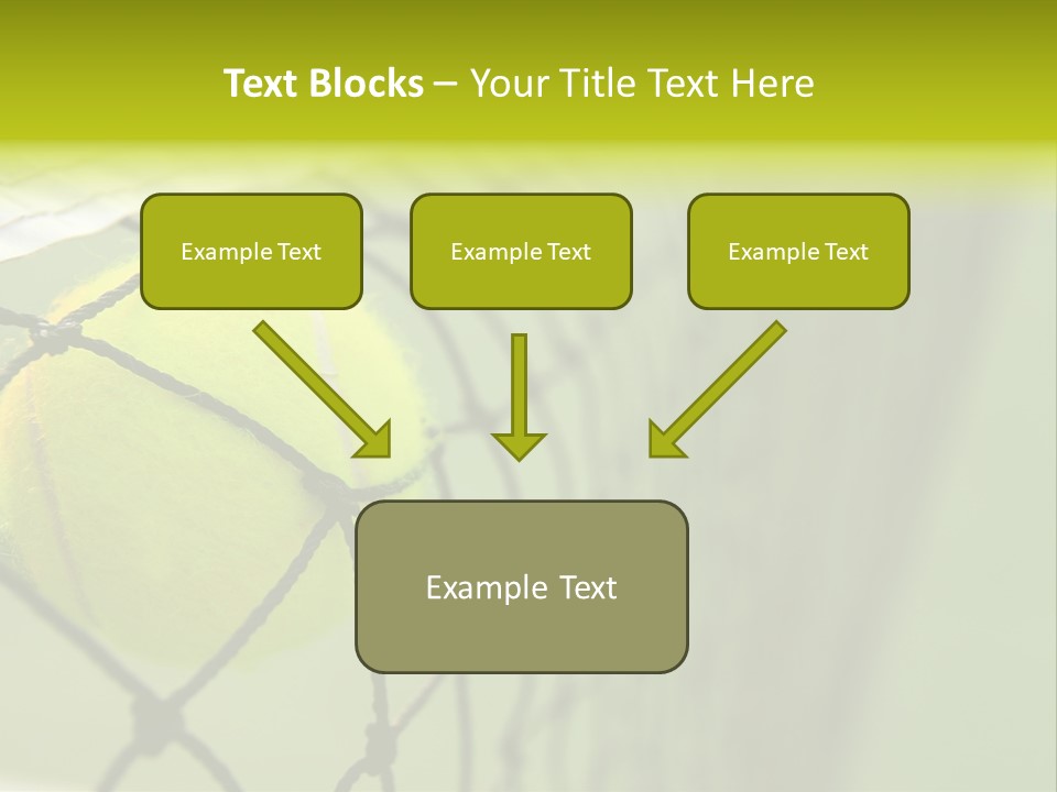 Outdoor Court Isolated PowerPoint Template