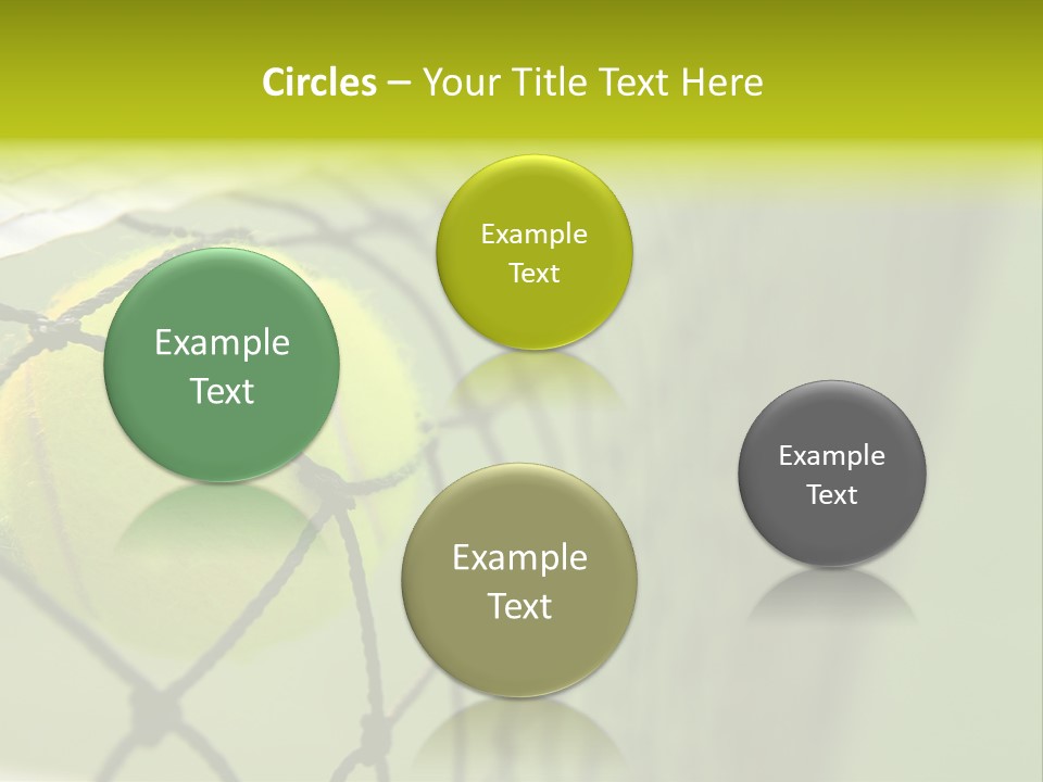 Outdoor Court Isolated PowerPoint Template