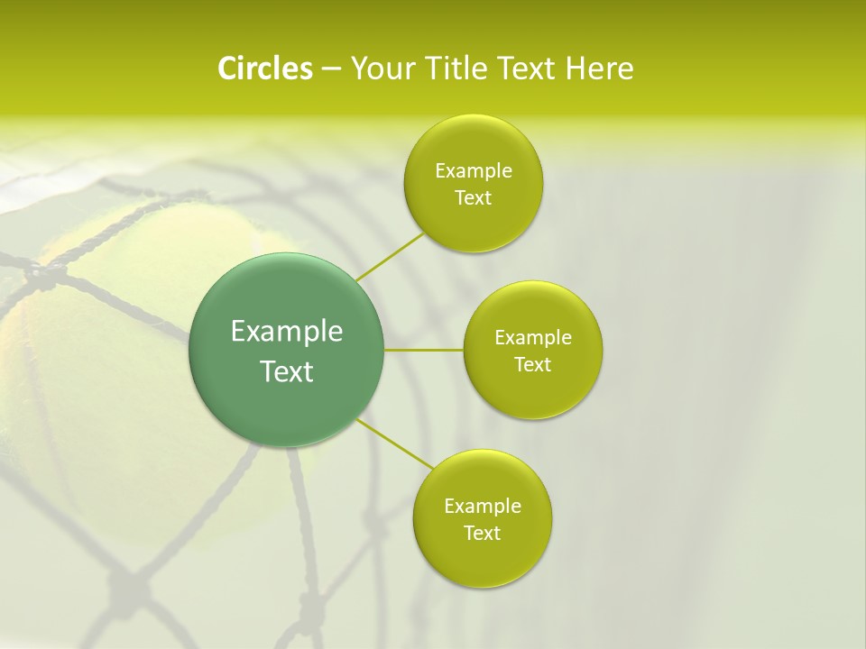 Outdoor Court Isolated PowerPoint Template