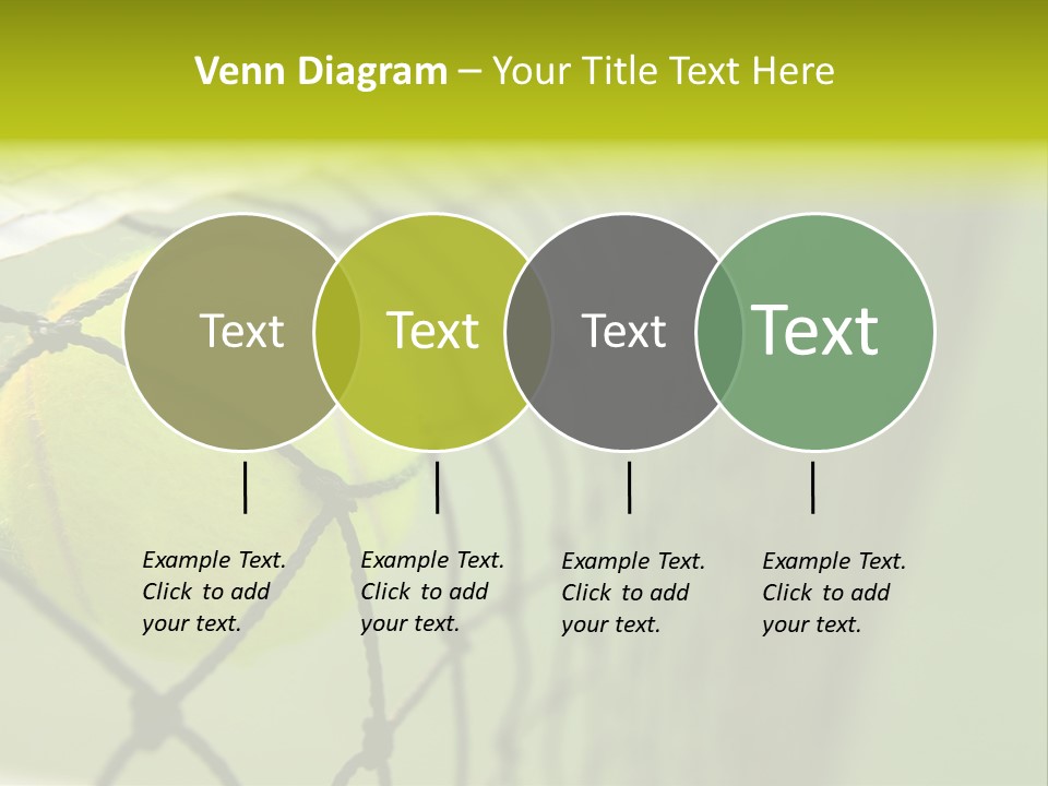 Outdoor Court Isolated PowerPoint Template