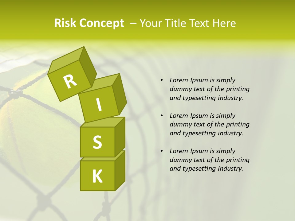 Outdoor Court Isolated PowerPoint Template