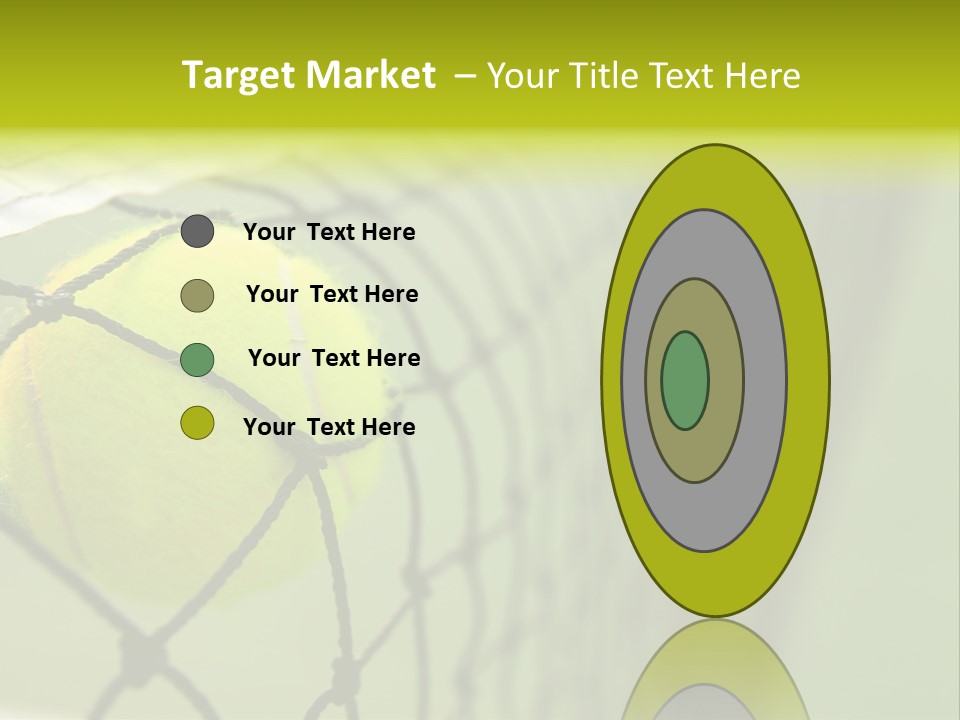 Outdoor Court Isolated PowerPoint Template