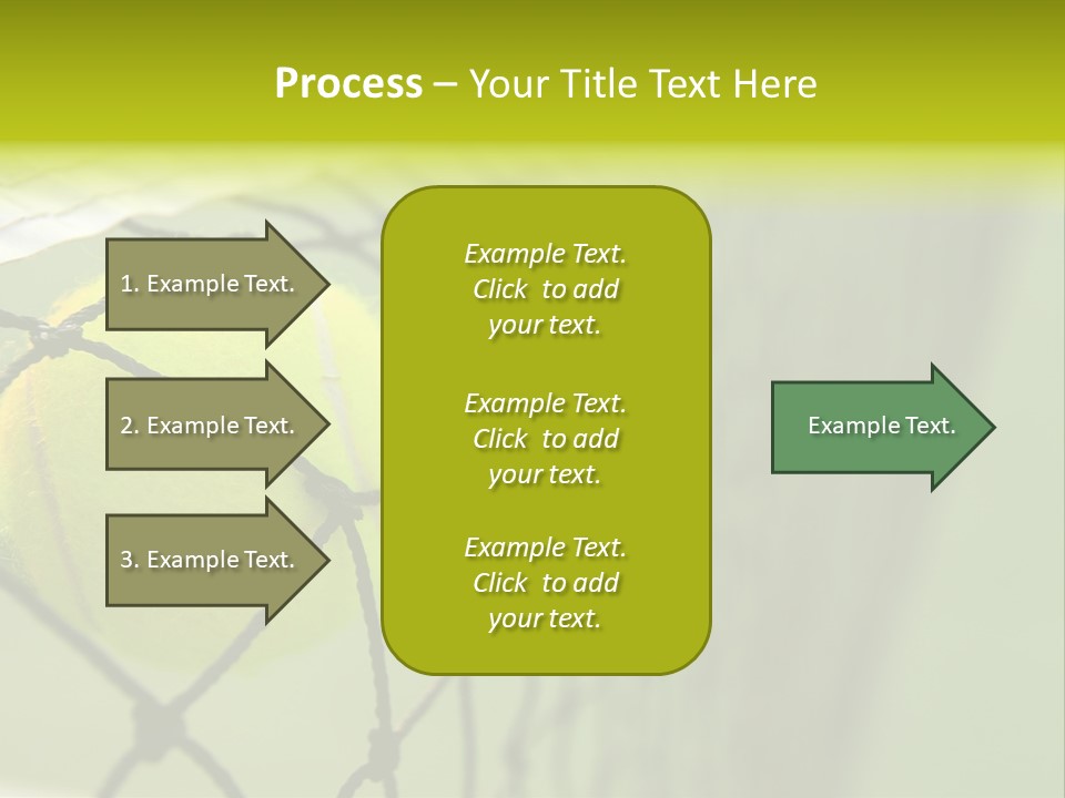 Outdoor Court Isolated PowerPoint Template