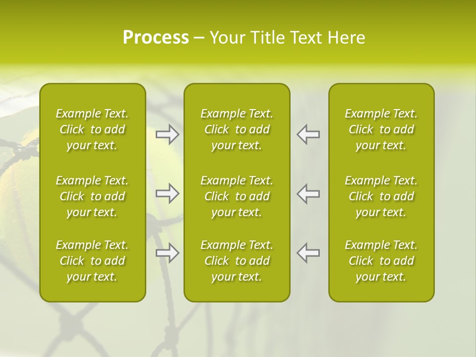 Outdoor Court Isolated PowerPoint Template