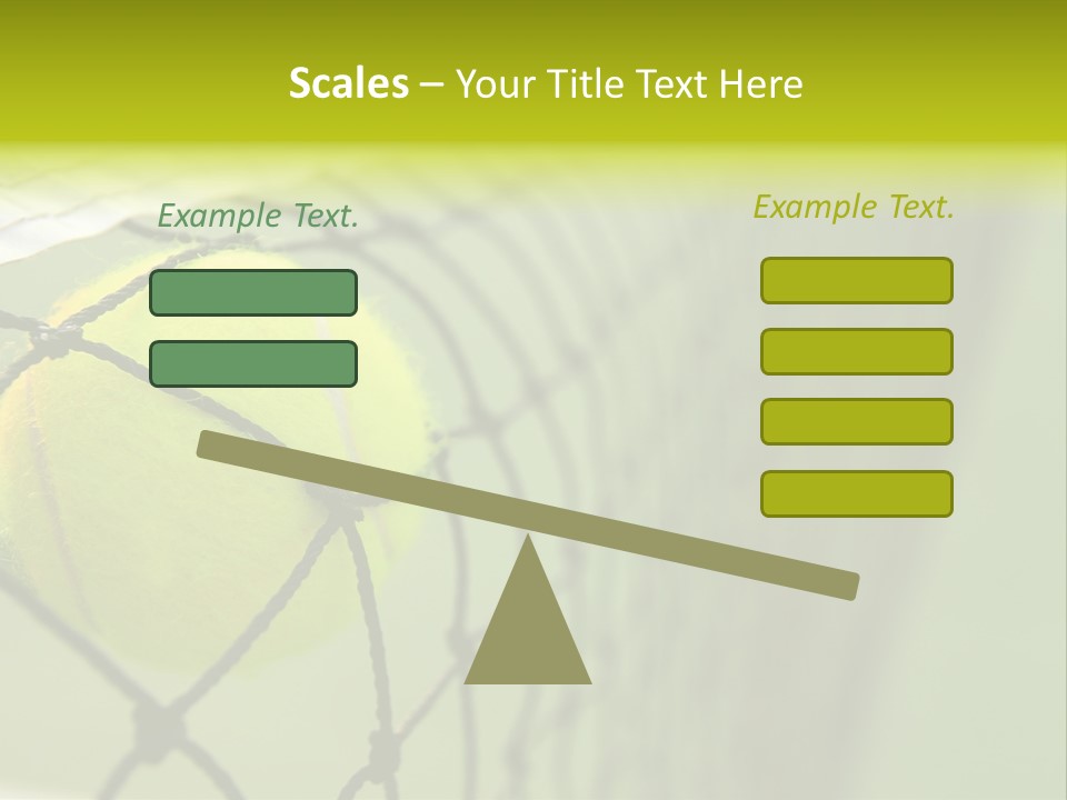 Outdoor Court Isolated PowerPoint Template