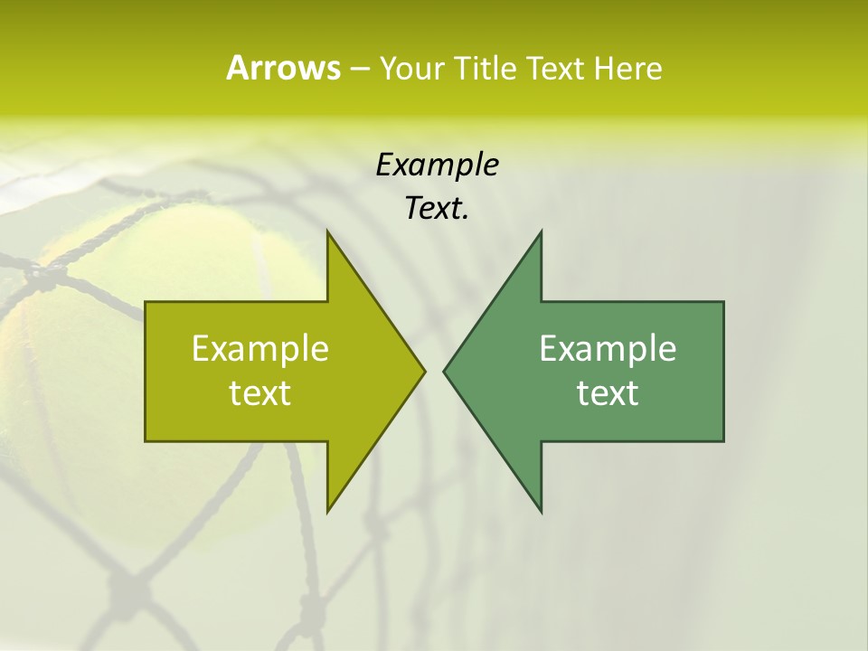 Outdoor Court Isolated PowerPoint Template