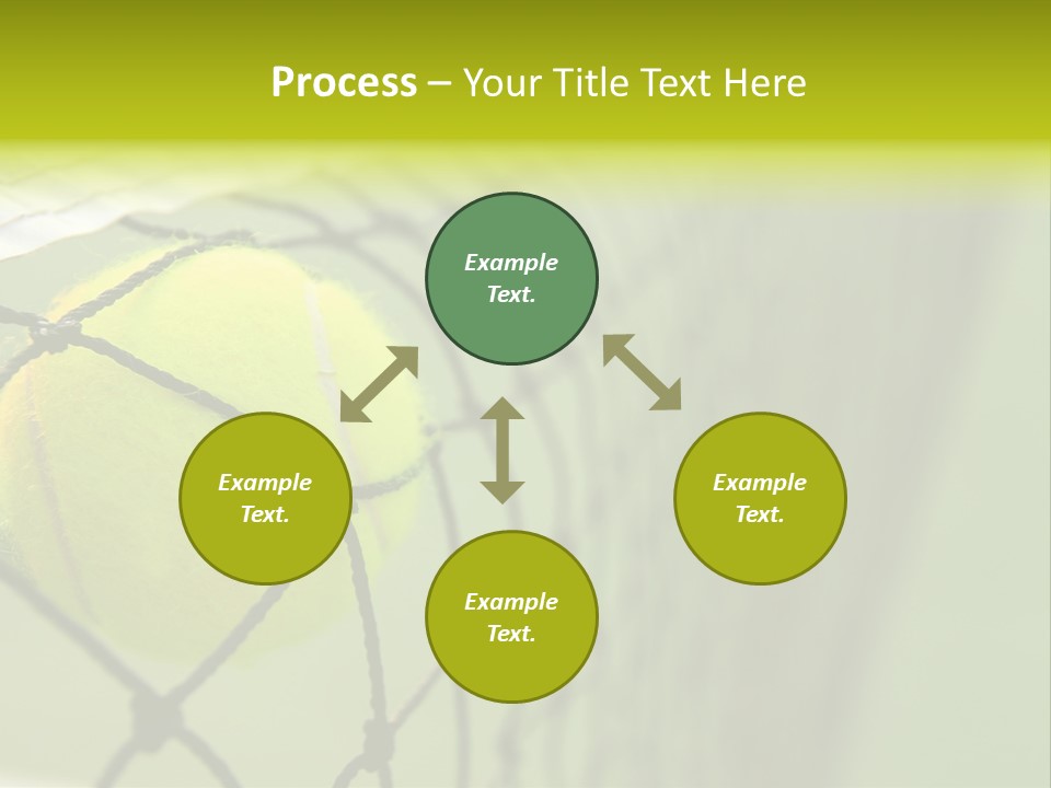 Outdoor Court Isolated PowerPoint Template