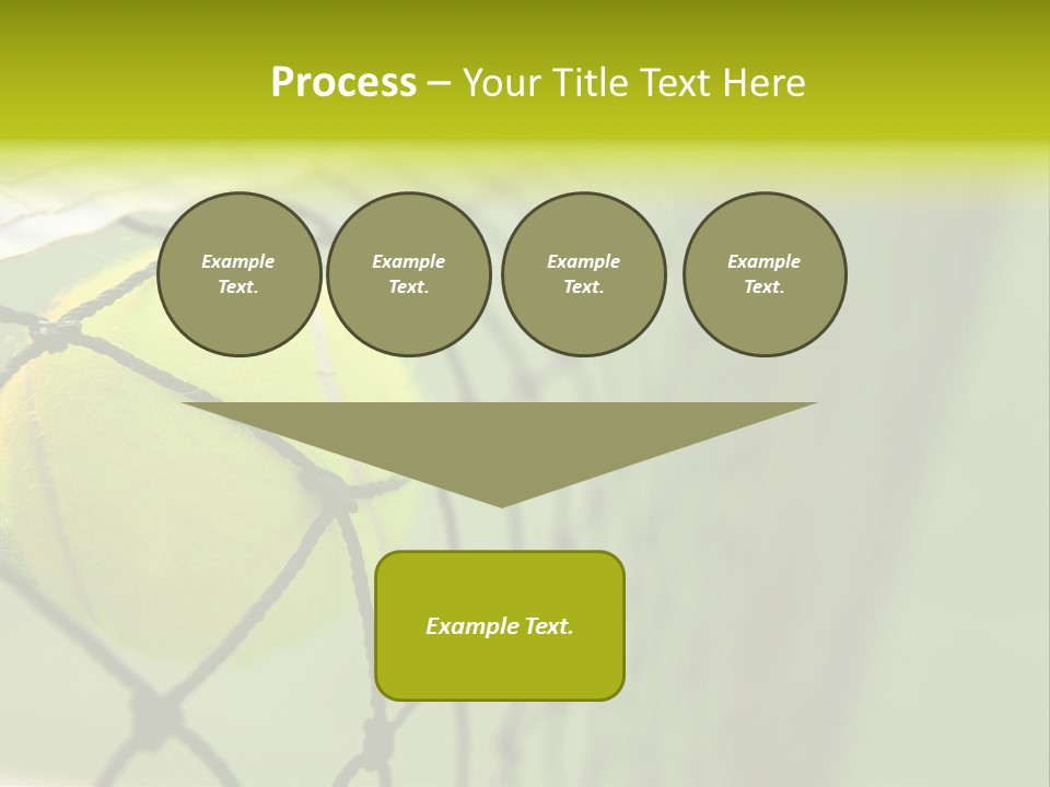 Outdoor Court Isolated PowerPoint Template
