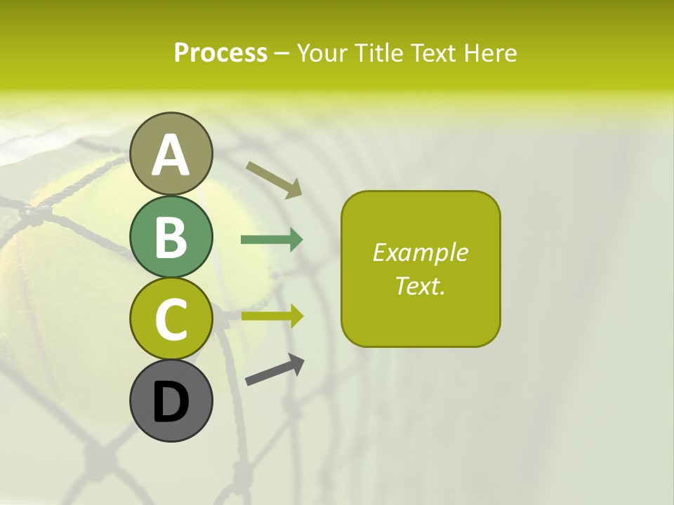Outdoor Court Isolated PowerPoint Template