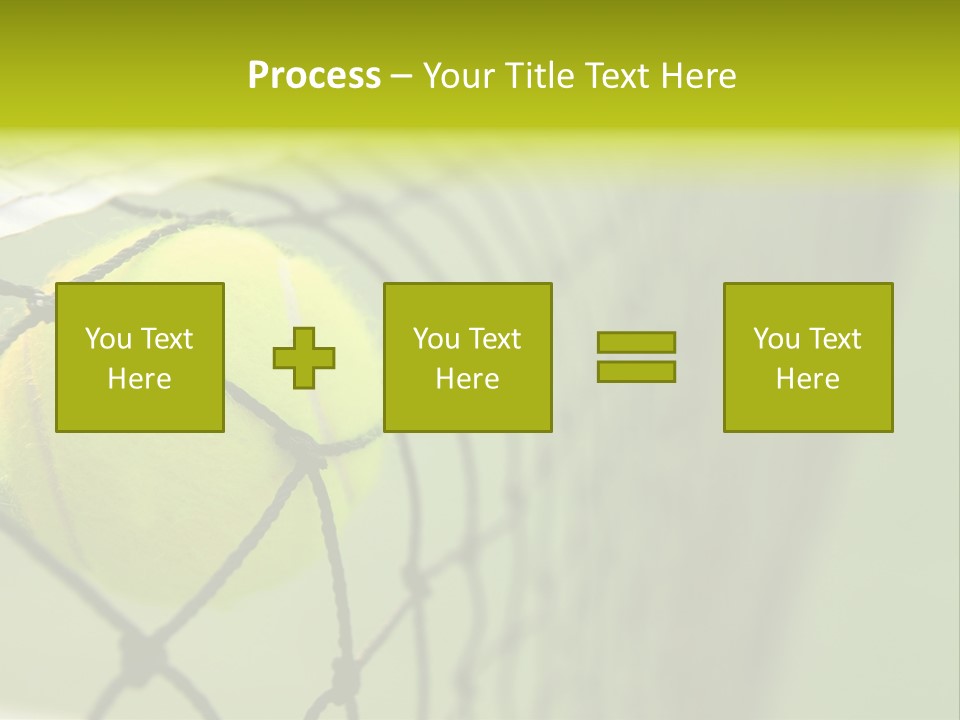 Outdoor Court Isolated PowerPoint Template