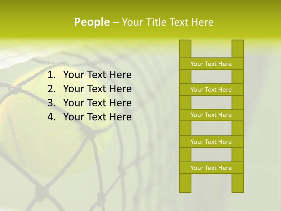 Outdoor Court Isolated PowerPoint Template