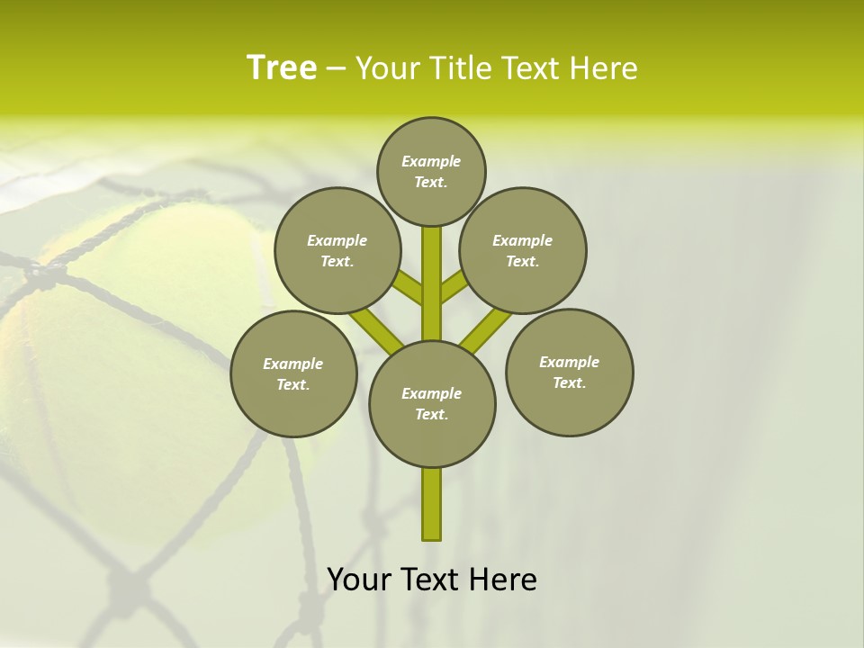 Outdoor Court Isolated PowerPoint Template