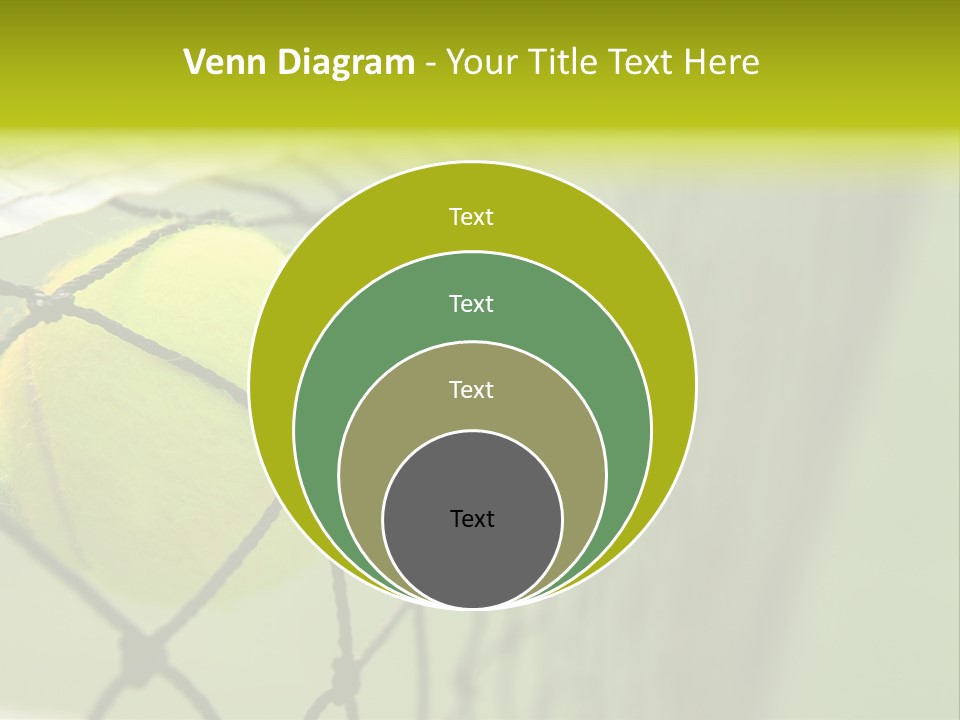 Outdoor Court Isolated PowerPoint Template