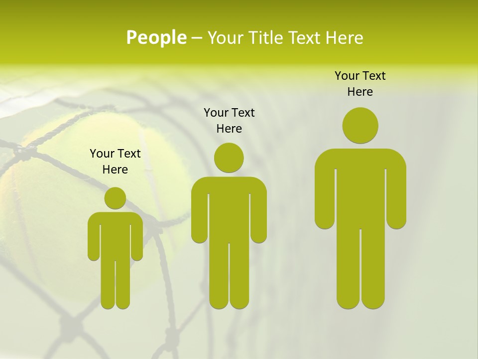 Outdoor Court Isolated PowerPoint Template