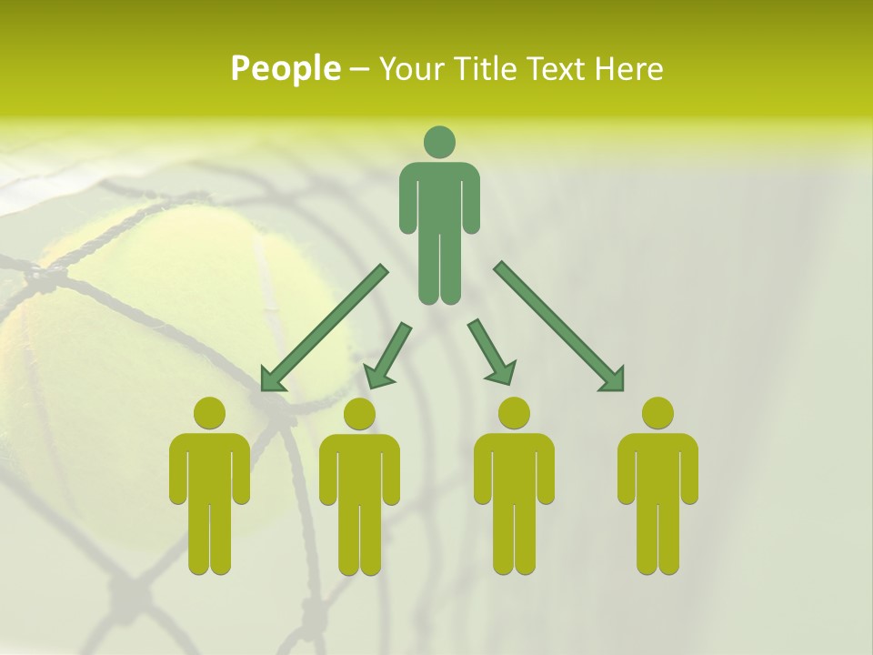 Outdoor Court Isolated PowerPoint Template