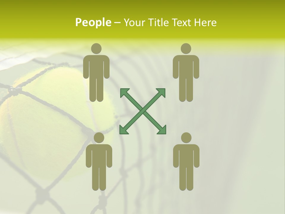 Outdoor Court Isolated PowerPoint Template