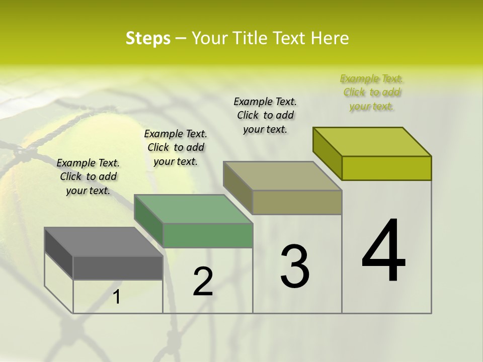 Outdoor Court Isolated PowerPoint Template