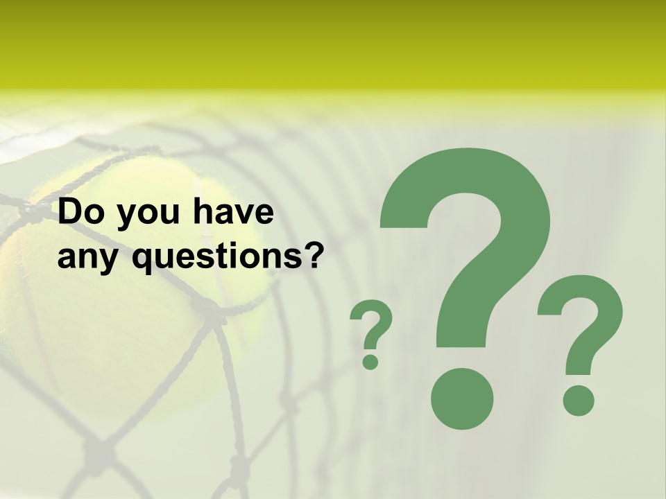 Outdoor Court Isolated PowerPoint Template