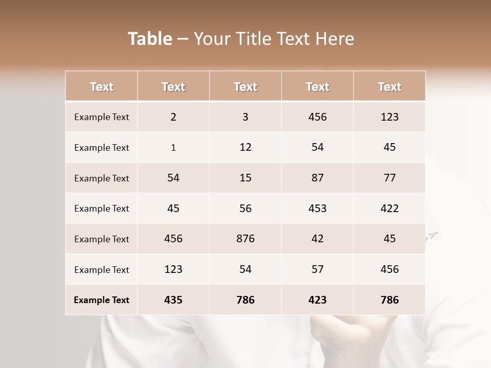 Grey Person Gamble PowerPoint Template
