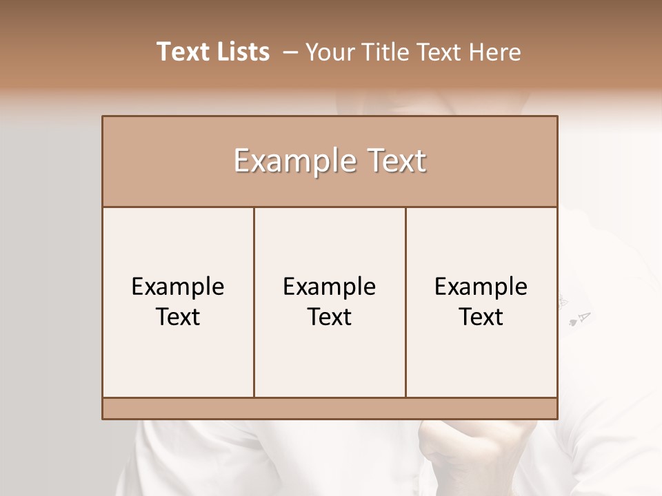 Grey Person Gamble PowerPoint Template