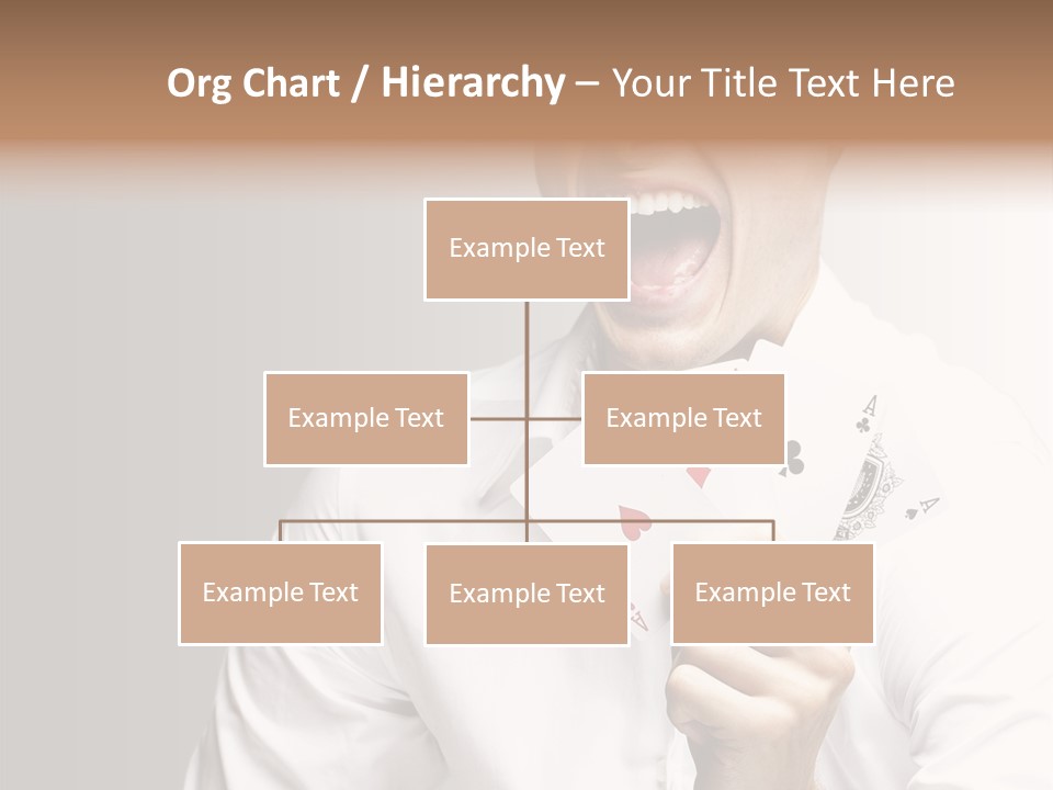 Grey Person Gamble PowerPoint Template