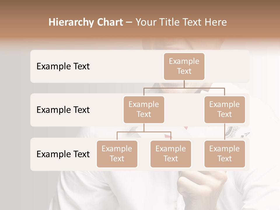 Grey Person Gamble PowerPoint Template