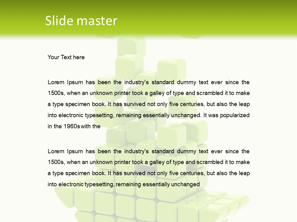 Website Decline Render PowerPoint Template