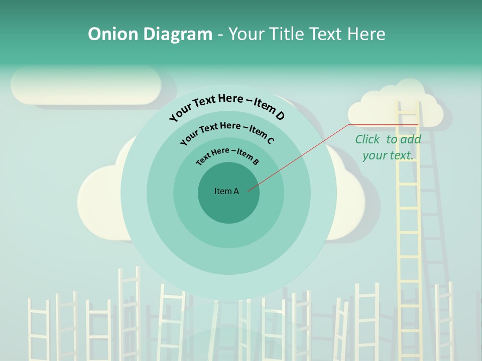 Stairs Shape Climb PowerPoint Template